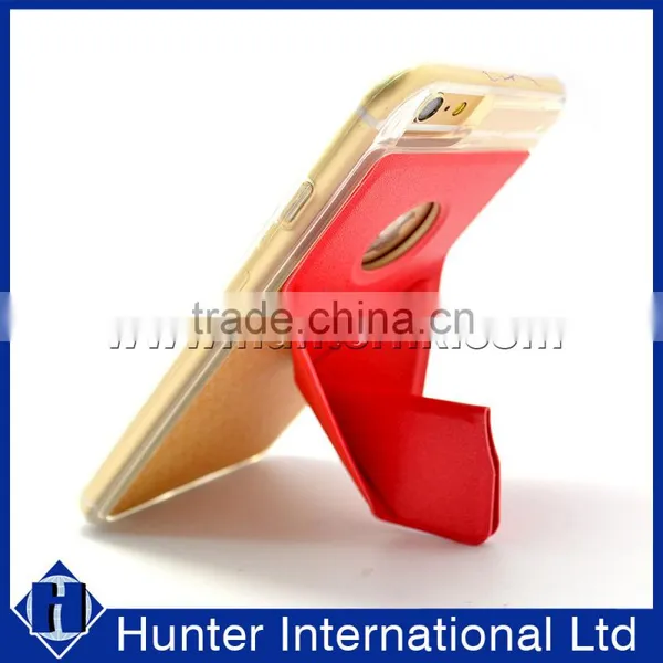 Soft Three Folds Leather Stand For IPhone Case photo-2