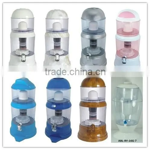 Hot Sale 16L Deep Blue Color Mineral Water Pot Counter Top Filter RY-16G-3 photo-2