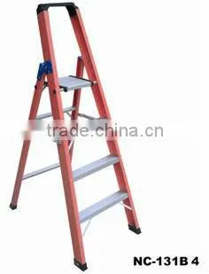 Fiberglass Step Ladder With Tools Holder photo-2