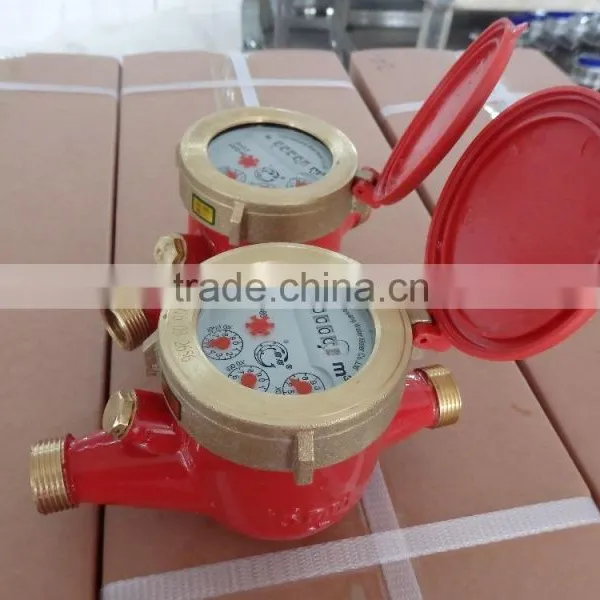 Multi Jet Vane Wheel Hot Water Meter With Red Body photo-2