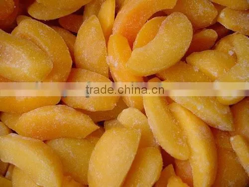 Frozen IQF Yellow Peach Slices