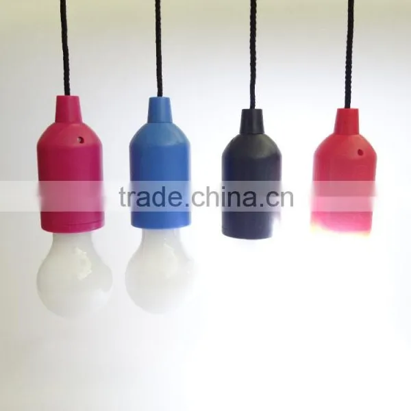Indoor Color and White Plastic Pull Lamp photo-6