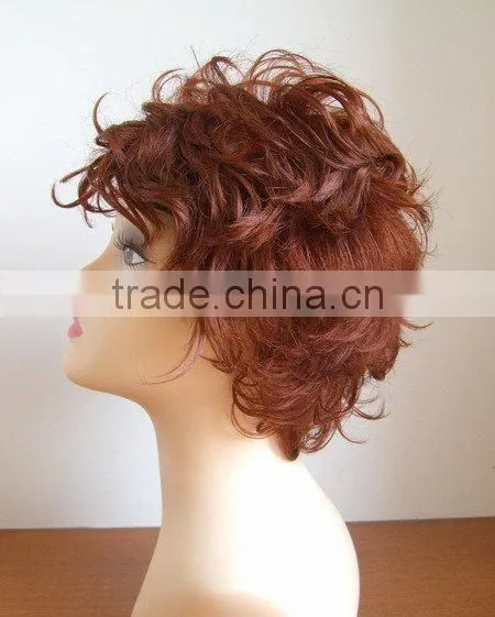 Unproceesed Brazilian Human Hair Full Lace Wig Curly Full Cuticle Human Hair Wig photo-4
