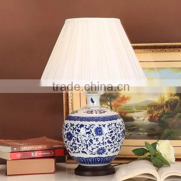 Hot Sales Chinese Blue and White Table Lamp photo-5
