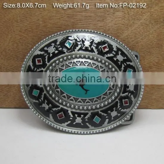 Fashion Metal Designer Gold Plate Belt Buckles photo-4
