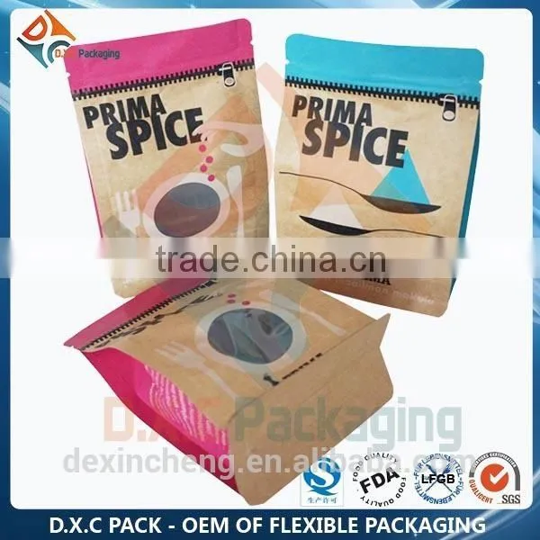 Hot New Products F or 2015 Stand Up Pouch With Window For Snack Food photo-3