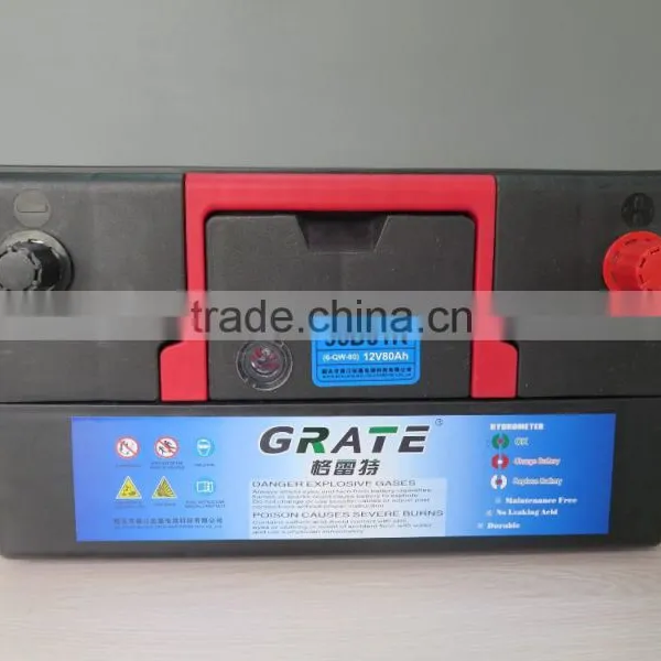95D31RMF Good Quality Battery 17 Plates-12v80ah Power Auto Car Battery photo-5