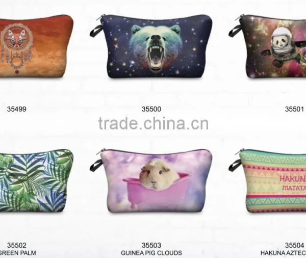2015 New Arrival Winter Man Dedos Rosos Trolley Makeup Bag photo-4