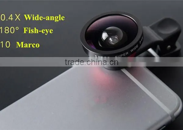 2016 Best Selling !! Universal Clip Fish Eye Lens Wide Angle Macro Mobile Phone Lens For IPhone 6 6s Plus Online Shopping photo-2