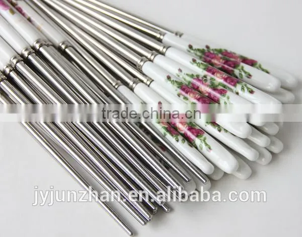 Ceramic Chopsticks With SS410 and Low Price Made by Junzhan Factory Directly photo-3