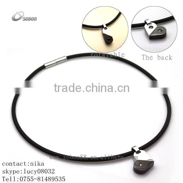 New Product 2016 Innovative Product Titanium Germanium Negative Ion Necklace photo-3