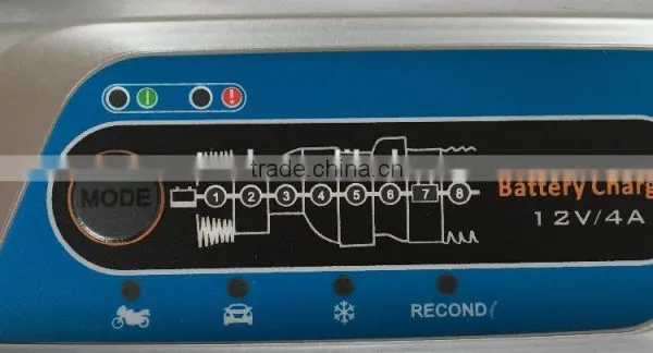 8 Steps Full Automatic Intelligent CAR BATTERY CHARGER 6V 12V photo-6