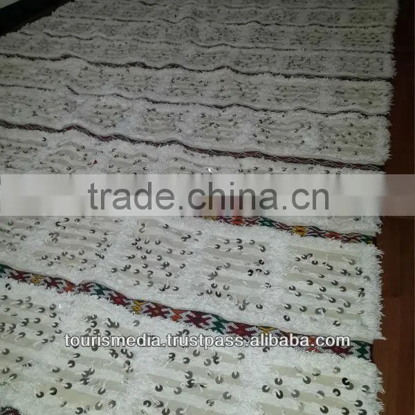 Vintage Moroccan Wedding Blanket 313cm x 169cm Wholesale of Handira