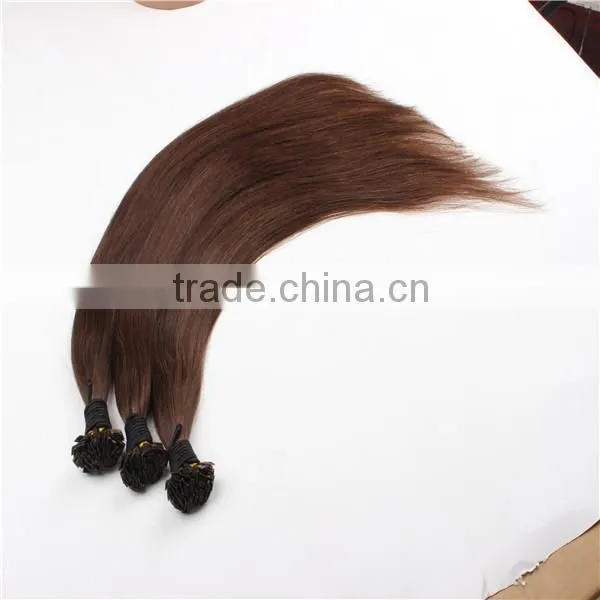 100% Virgin Brazilian Remy Human Asian U/I/Flat/V Tip Keratin Hair Extensions Factory Price photo-2