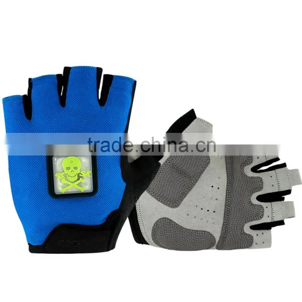 Cycling Sports Gloves Half Finger With LED Flash Light Turn Signal photo-2