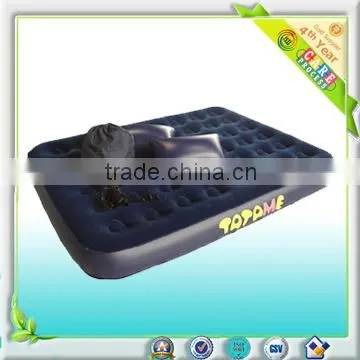Inflatable Flocked Queen Size Pvc Air Bed With Pump Built in photo-5
