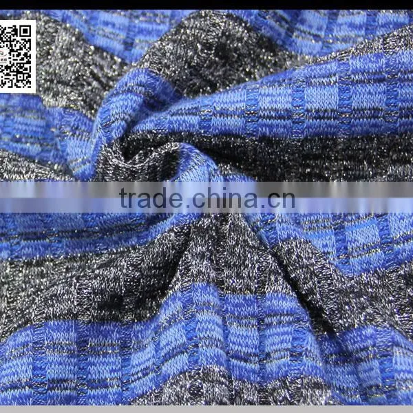 2016 Fashioanl Cotton Polyester and Spandex Knitted Gold Silk Fabric Hot Sell in Europe photo-4