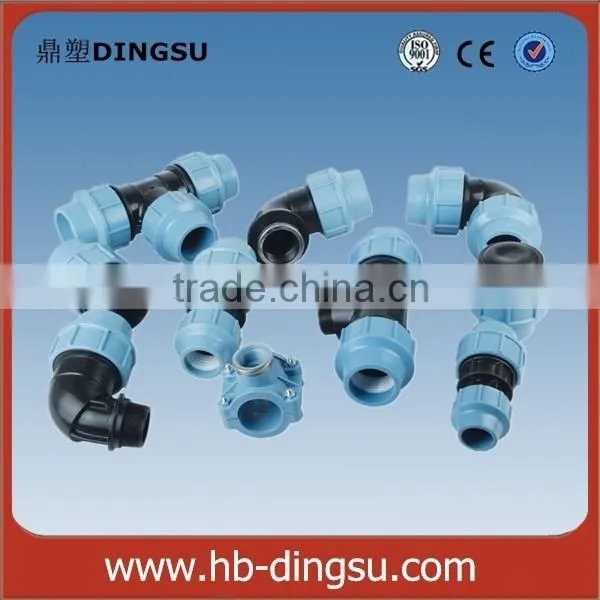 Water Irrigation PP Compression Fitting Coupling PN 10, Pipe Factory, Coupling, Fittings, Valve, Mould, Elbow, Male, Female