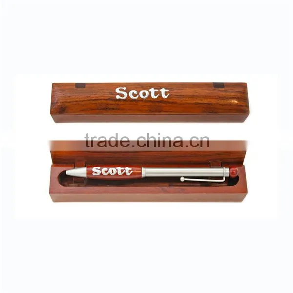 Wooden Personalized Handmade Pencil Box Pencil Case photo-3