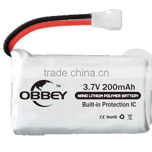 3.7V 200mAh Mini RC Lipo Battery for Quadcopter photo-2