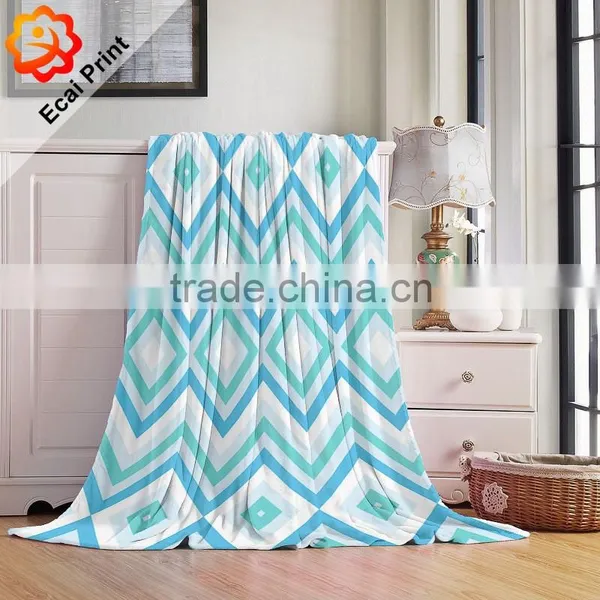 2016 Nice Custom Sublimation China Blanket With Illustration photo-3