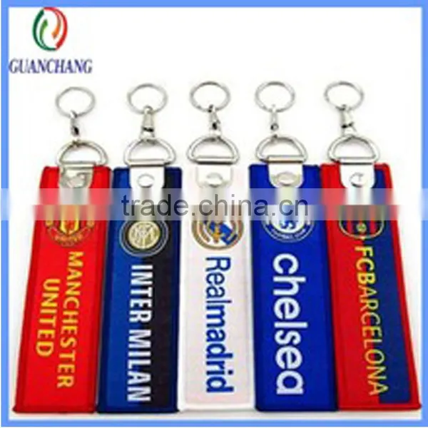 Custom Logo Cheap Custom Lanyard Keychains, Embossed Leather Keychain, Keychain Short Lanyard photo-2