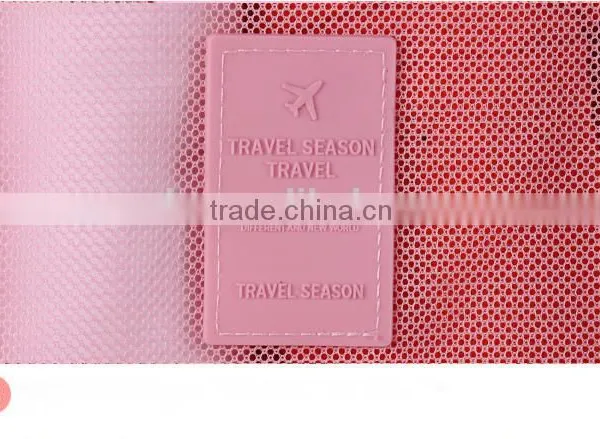 2015 Set-6 Commercial Travle Nylon Fabric Foldable Storage Makeup Bag photo-3