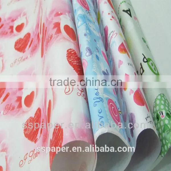 New Style Factory Price Embossed Gift Wrapping Paper photo-2