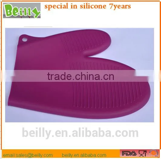 Heat Resistant Silicone Cooking Silicone Kitchen Finger Gloves photo-5