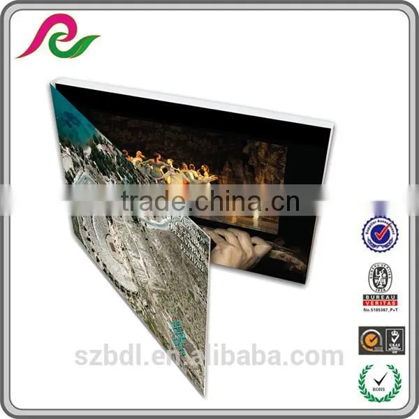 A5 Size 7'' TFT Screen Greeting Card Video, LCD Business Gift Card photo-3