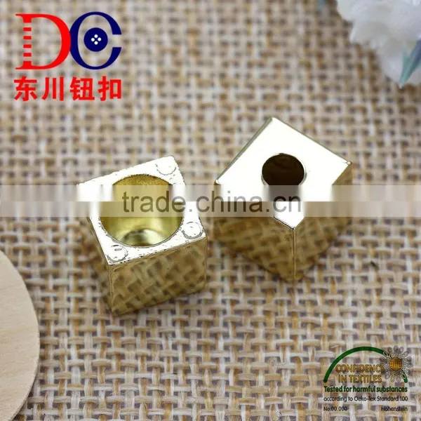 Decorative Metal Drawstring Cord End Colorful Metal Cord End Stopper photo-3