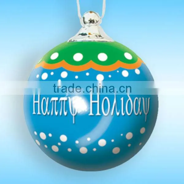 Small Color Stainless Steel Ball, Green/red/blue /golden/silver Color Christmas Ball photo-5