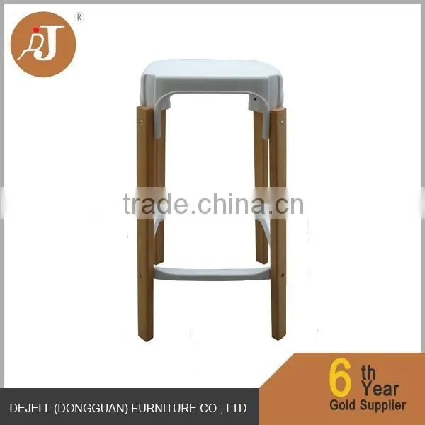 ABS Seat Beech Solid Wood Chair DJ-S1007