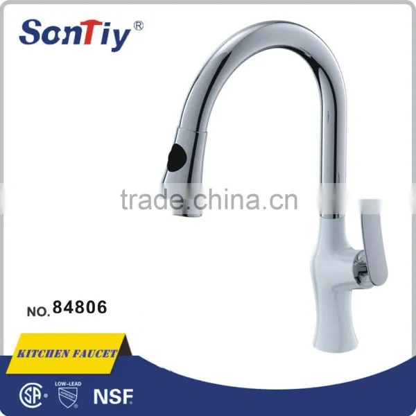 Basin Copper Waterfall Kitchen Faucet Mixer photo-2