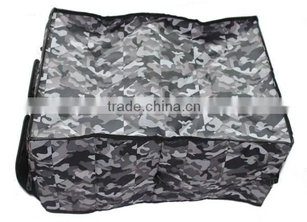 China Supplier Nylon Camouflage Hanging Foldable Storege Bag With Net photo-3