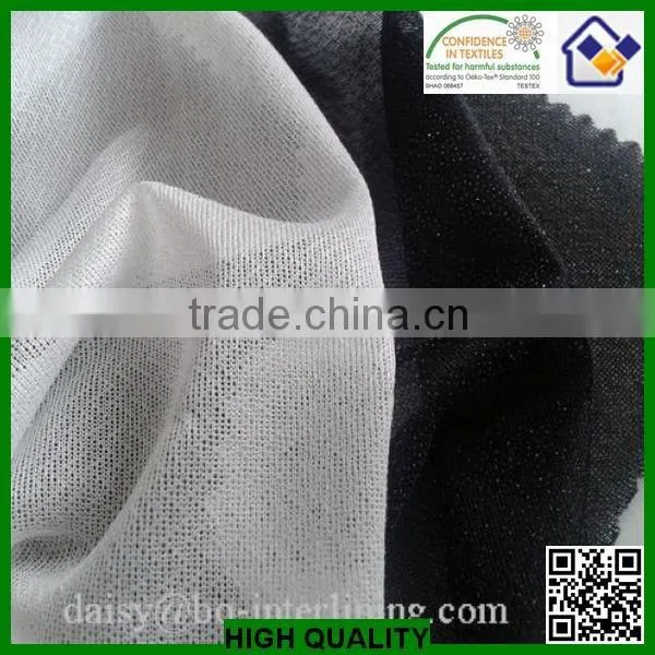 Haining Elastic Stretch Woven Fusible Interlining Fabric/fusible Interfacing/entretela
