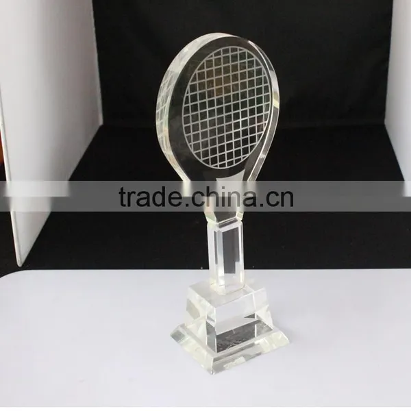 Nice Unique Design Tennis Crystal Trophy and Awards photo-3