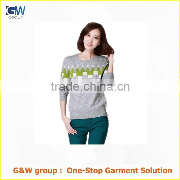 New Design Fashion O-neck Sweater Women photo-2