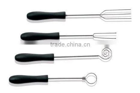 Chocolate Dipping Forks Made of Steel and Plastic