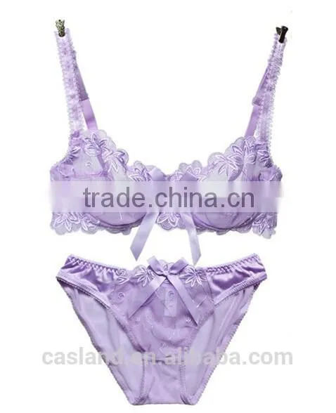 Woman Underwear Beautiful Ultrathin Bra Set(FPY305) photo-3