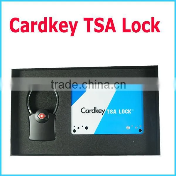 TSA Cardkey TSA Cable Lock Padlock Card Key Lock