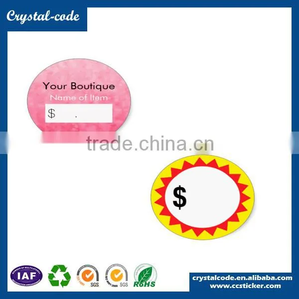 Waterproof Strong Sdheaive Paper Price Tag photo-3