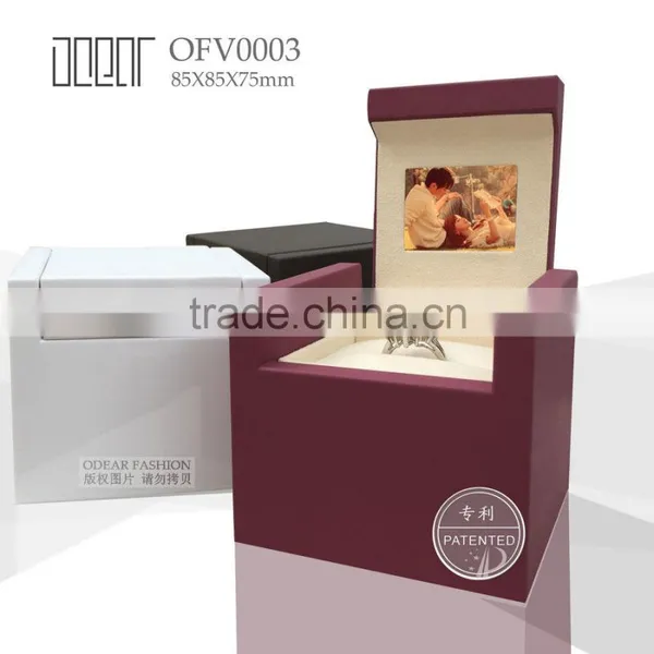 Custom Elegant Shape Showy Lcd Ring Box photo-3