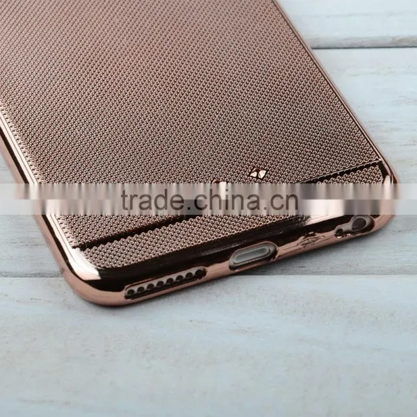C&T Plating Weave Lines Soft Flexible TPU Skin Case for IPhone 6/6S photo-2