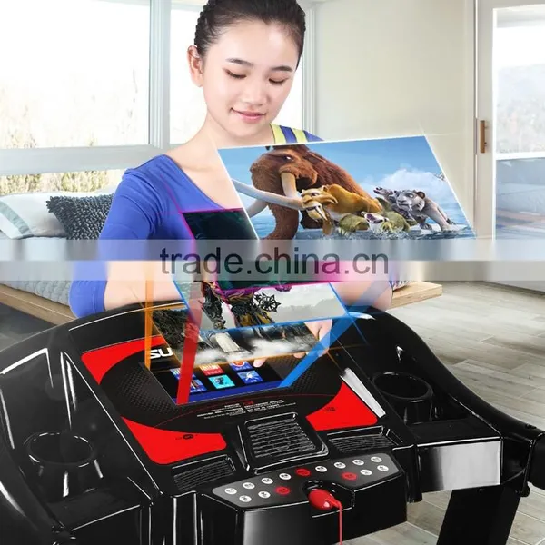 New Fitness Treadmill Healthy Equipment With 7 Inch Touch Screen Factory Directly With Wholeslae Price photo-3