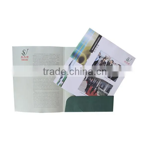 New Film Laminated Art Paper Custom Accordion Fold Brochure photo-2