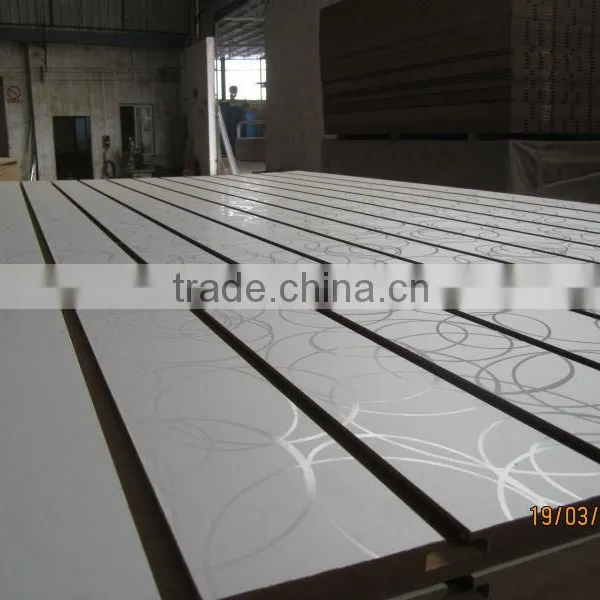 Rotary White Color Melamine Slatwall Panel photo-2