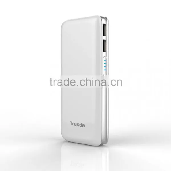 TRUSDA New Product Lithium Battery Charger Built in Cable Solar Power Bank 13000mAh With CE FCC ROHS photo-2