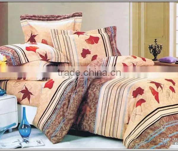 100% Cotton Reactive Printed Bedding Set Bed Sheet Duvet Cover--4pcs photo-2