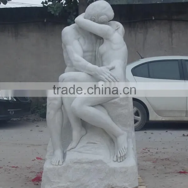 Chinese Interesting Stone Women and Sheep Sex Sculpture photo-6